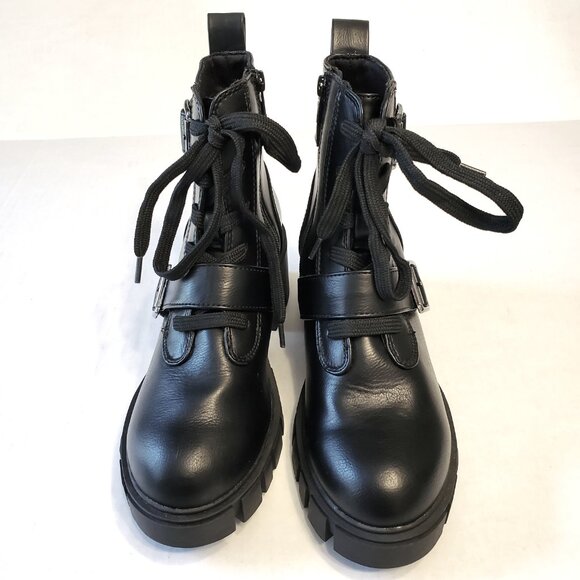 Seychelles Harley WIDE WIDTH Buckle Chunky Lug Sole Boots - Picture 3 of 9